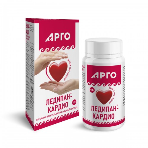 Купить Витаминно-минеральный обогащенный комплекс Ледипан-кардио, капсулы, 60 шт  г. Санкт- Петербург  