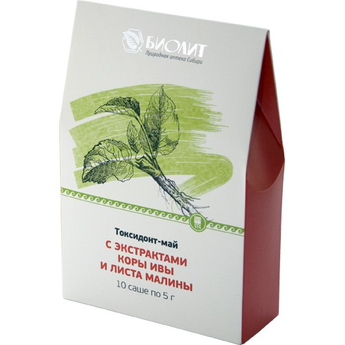 Купить Токсидонт-май с экстрактами коры ивы и листа малины  г. Санкт- Петербург  