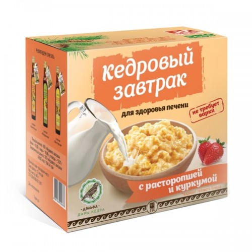 Купить Завтрак кедровый для здоровья печени с расторопшей и куркумой  г. Санкт- Петербург  